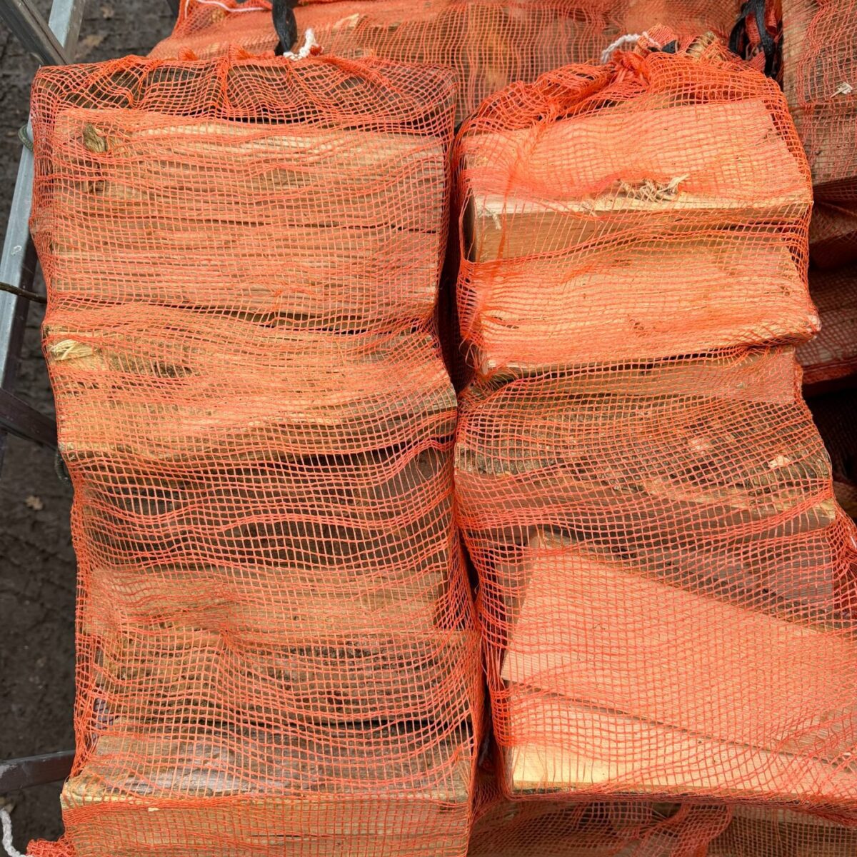 Net air dried log bags x10